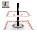 Ваза для фруктов 2-х ярусная квадратная 94228 (94228) 