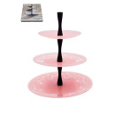 Ваза для фруктов 3-х ярусная круглая "Черемша" 94247 (94247) 