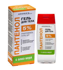 Гель для тела Aroma Saules Пантенол 5% с алоэ вера 100 мл