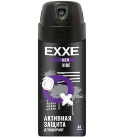 Дезодорант-спрей Мужской EXXE VIBE "Активная защита" 150 мл (6)