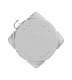 Коробка распаечная ОП 65х40 мм, крышка, IP54, 4 входа TDM SQ1401-0501