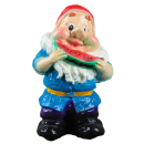 Фигура садовая гном с арбузом размер 32х18 см,арт.сф-871 (СФ-871) 