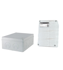 Коробка распаечная ОП 240х195х90 мм, крышка, IP44, 5 вводов TDM SQ1401-1271