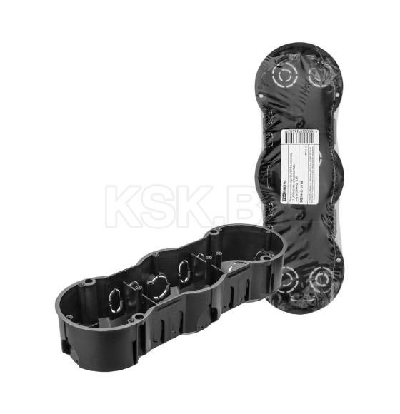 Коробка установочная СП 3-х местная 212х70х45 мм, саморезы, IP20 TDM SQ1402-1919 (SQ1402-1919) 