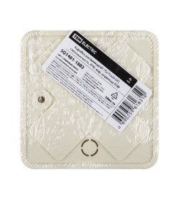 Коробка распаечная КР 75х75х20 ОП, слоновая кость, IP40 TDM SQ1401-1803