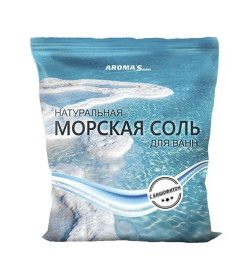 Соль морская для ванн Aroma Saules с бишофитом, 1 кг