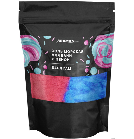 Соль морская для ванн Aroma Saules с пеной 