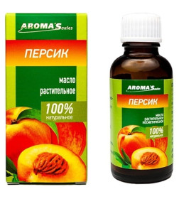Масло растительное косметическое Aroma Saules Персик, 30 мл