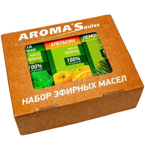 Набор эфирных масел Aroma Saules Антистресс, 3*10 мл