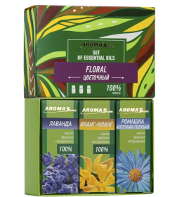 Набор эфирных масел Aroma Saules Цветочный, 3*10 мл