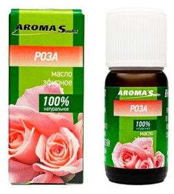 Масло эфирное натуральное Aroma Saules Роза, 10 мл