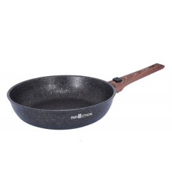 Сковорода Kukmara (28/6,5см) сгои282а "Granit ultra original Induction" (со съемной ручкой)