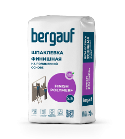 Шпатлевка полимерная финишная Bergauf Finish Polymer+, 25кг
