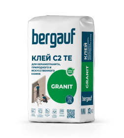 Клей для плитки Bergauf Keramik GRANIT, 25 кг. (для керамогранита, природного и искусственного камня)