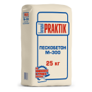 Стяжка выравнивающая для пола (Пескобетон М-300) Bergauf Praktik25 кг. (слой 10-100мм)