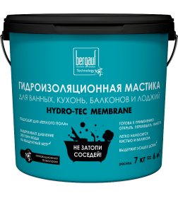 Мастика гидроизоляционная Bergauf Hydro-Tec Membrane под плиточные облицовки 7кг