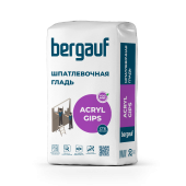 Шпатлевка гипсовая (старт+финиш) Bergauf Acryl Gips, 20кг