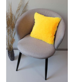 Подушка декоративная 35x35 см (желтый) MATEX PLUSH 50-193