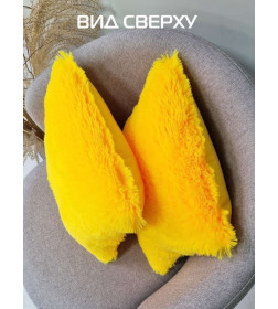 Подушка декоративная 35x35 см (желтый) MATEX PLUSH 50-193