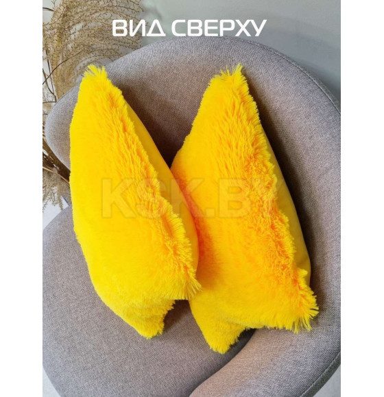 Подушка декоративная 35x35 см (желтый) MATEX PLUSH 50-193 (50-193) 