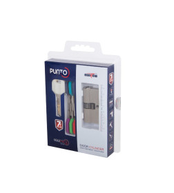 Цилиндровый механизм Punto MaxPro7000 70mm (30х10х30) SN никель 