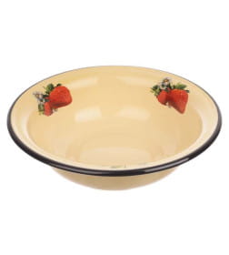 Миска СтальЭмаль "Клубника садовая" (2л) 1с32с крем.