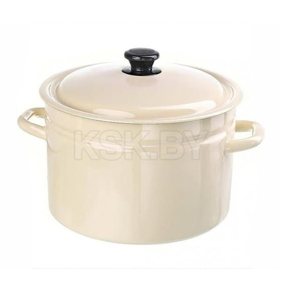 Кастрюля цилиндрическая КМЗ (7,0л) 41804-192 без деколи слонов. (88329) 