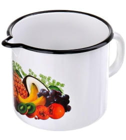 Кружка с носиком КМЗ (1,0л) 40104-072/4 Эквадор бел.