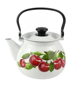 Чайник сферический КМЗ (3,5л) 42104-132/6 Вишневый сад бел.
