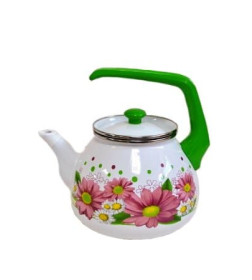 Чайник Interos "Розовые герберы" 2400 (3,0л)