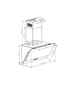 Вытяжка кухонная "making Oasis everywhere" NC-50B
