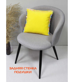 Подушка декоративная 35x35 см (розовый, голубой, желтый) MATEX PLUSH 65-630