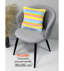 Подушка декоративная 35x35 см (розовый, голубой, желтый) MATEX PLUSH 65-630
