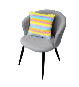 Подушка декоративная 35x35 см (розовый, голубой, желтый) MATEX PLUSH 65-630