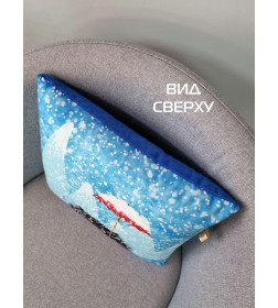 Подушка декоративная "Под зонтом" 33x33 см (красный, белый, синий) MATEX KOTOKLISM 52-265