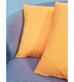 Подушка декоративная 35x35 см абрикосовый (комплект 2 шт.) MATEX VELOURS 49-982