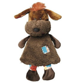 Игрушка "TRIXIE" для собак, "Собака", с пищалкой и шуршащей фольгой, 28 см, плюш