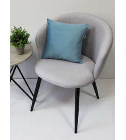 Подушка декоративная 35x35 см (светло-синий) MATEX ARIA PREMIUM VELOURS 65-463