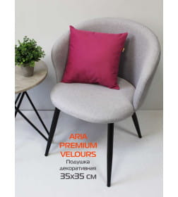 Подушка декоративная 35x35 см (фуксия) MATEX ARIA PREMIUM VELOURS 65-425