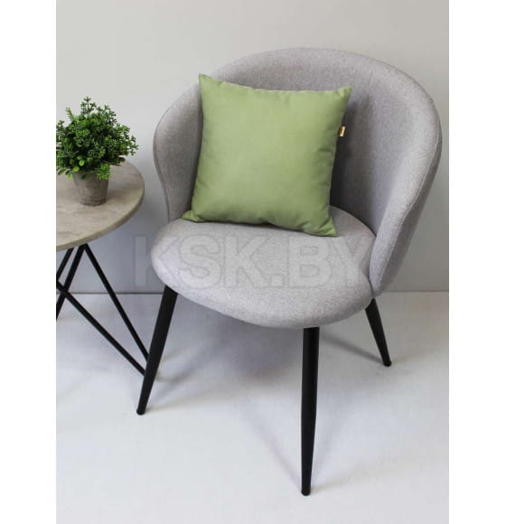 Подушка декоративная 35x35 см (серовато-зелёный) MATEX ARIA PREMIUM VELOURS 65-395 (65-395) 