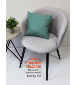 Подушка декоративная 35x35 см (светло-зеленый) MATEX ARIA PREMIUM VELOURS 65-388