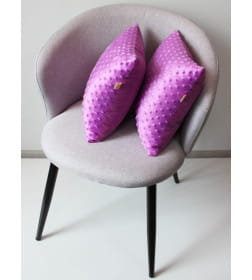 Подушка декоративная 35x35 см фиолетовый (комплект 2 шт.) MATEX HILL LINE 55-341