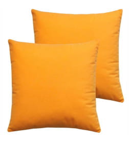 Подушка декоративная 35x35 см абрикосовый (комплект 2 шт.) MATEX VELOURS 49-982