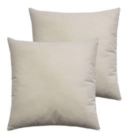 Подушка декоративная 35x35 см молочный (комплект 2 шт.) MATEX VELOURS 49-944