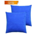 Подушка декоративная 35x35 см синий (комплект 2 шт.) MATEX VELOURS 49-838 (49-838) 