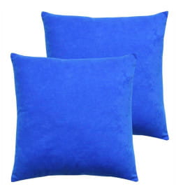 Подушка декоративная 35x35 см синий (комплект 2 шт.) MATEX VELOURS 49-838