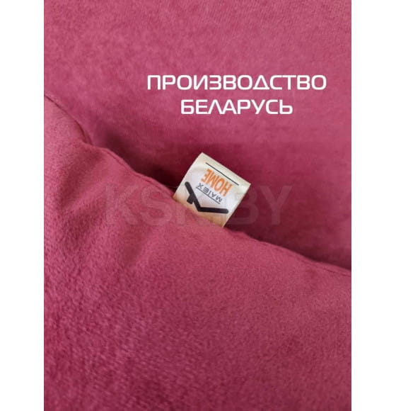 Подушка декоративная 35x35 см бордовый (комплект 2 шт.) MATEX VELOURS 49-814 (49-814) 
