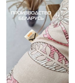 Подушка для сиденья 42x42 см (молочный, терракотовый) MATEX HOMELY 06-831