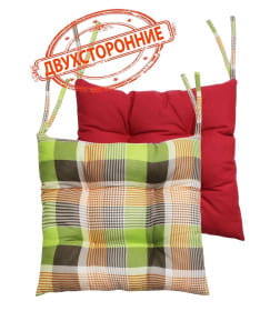 Подушка для сиденья 42x42 см (персиковый, бордовый) MATEX HOMELY 08-194