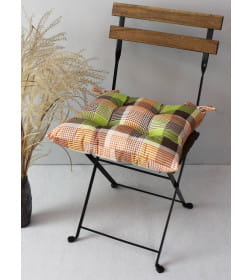 Подушка для сиденья 42x42 см (персиковый, бордовый) MATEX HOMELY 08-194